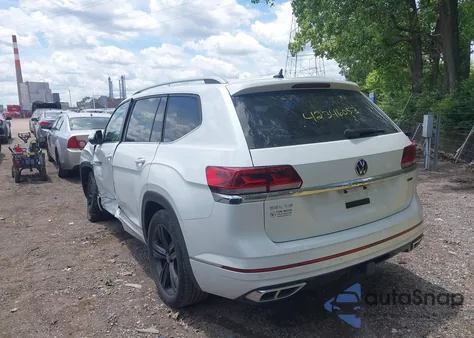 2022 Volkswagen Atlas 3.6L V6 Sel R-Line z USA, uszkodzony, nr VIN 1V2AR2CA2NC547804